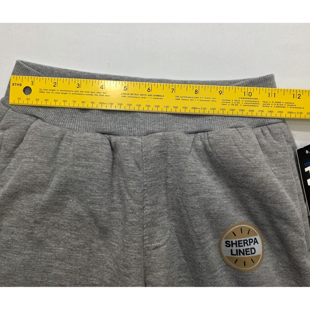 Tony Hawk Joggers Kids Size S(8) Gray New Sherpa Lined Sweatpants - Picture 4 of 8
